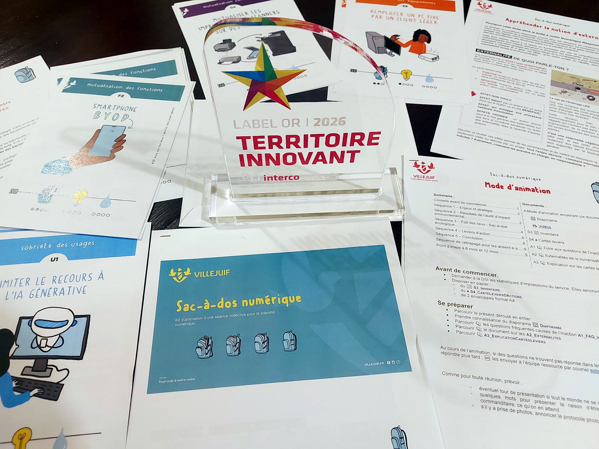Trophée Label or 2026 Territoire innovant Interconnectés